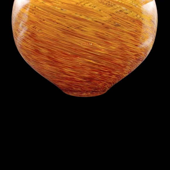 Beautiful Hand-blown Murano Style Art Glass Vase 10" x 8" - Picture 5 of 5